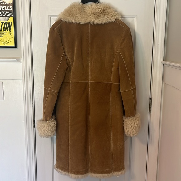 Penny Lane Bohemian Style Wilson’s Leather Suede Coat Size Medium - Picture 3 of 7